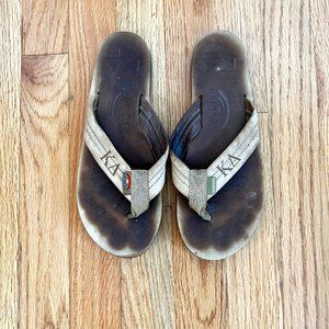 Custom Kappa Delta Rainbow Flip Flops